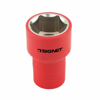 SIGNET 1/2DR 絶縁ソケット 6角 24MM E41424 シグネット