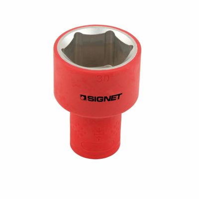 SIGNET 1/2DR 絶縁ソケット 6角 30MM E41430 シグネット