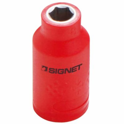 SIGNET 3/8DR 絶縁ソケット 6角 8MM E41608 シグネット
