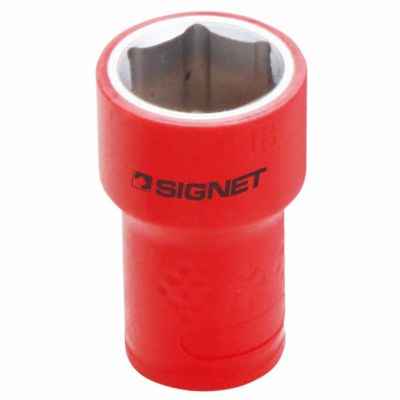 SIGNET 3/8DR 絶縁ソケット 6角 18MM E41618 シグネット