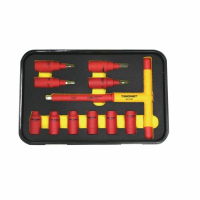 SIGNET 3/8DR 絶縁ソケットセットT型、ヘックス 11PCS E81611 シグネット