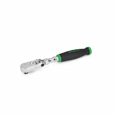 SNAP-ON 3/8dr 80ギア デュアルテクノロジーソフトグリップロッキングフレックスラチェットグリーン FHX80B-G