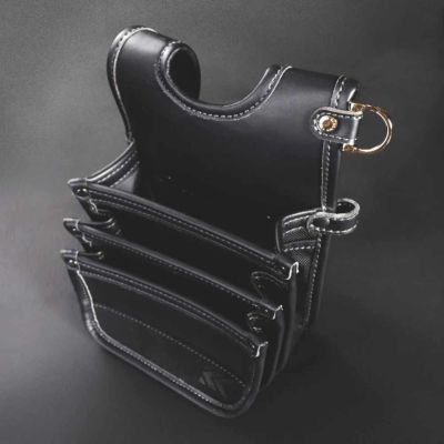 KUROKIN 鳶・建築向け 建築薄型腰袋　2段 AB-42BG