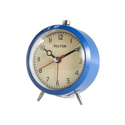 DULTON ALARM CLOCK ROYAL BLUE  100-053Q/BL