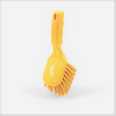 hillbrush ショートハンドルブラシ(ハード) ヒルブラシ D4RES/Y イエロー
