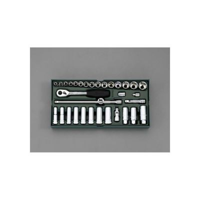 SATA(サタ)　EA687YA-3　3/8 DR ソケットレンチセット(ﾄﾚｰ入り)