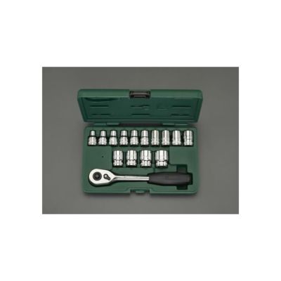 SATA(サタ)　EA687CM　1/2 DR ソケットレンチセット(ﾐﾘｻｲｽﾞ)