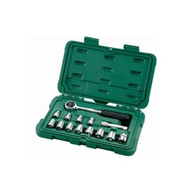 SATA(サタ)　EA687BL-1　3/8 DR ソケットレンチセット