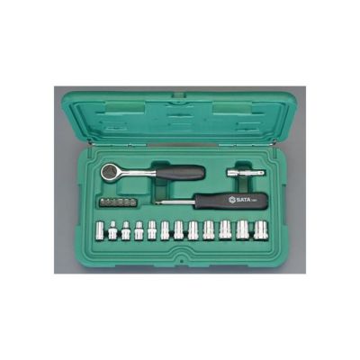 SATA(サタ)　EA687AL-1　1/4 DR ソケットレンチセット