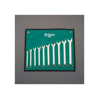 SATA(サタ)　EA684AA-3　8-19mm/10本組 片目片口スパナ