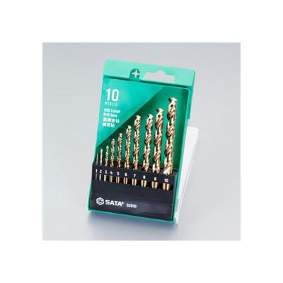 SATA(サタ)　EA683TB-10　1.0-10.0mm/10本組 ｽﾄﾚｰﾄﾄﾞﾘﾙ(CO-HSS)