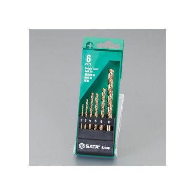 SATA(サタ)　EA683TB-6　2.0- 8.0mm/６本組 ｽﾄﾚｰﾄﾄﾞﾘﾙ(CO-HSS)