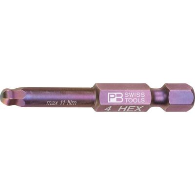 PB SWISS TOOLS  E6.212/4 ボールポイントビット 4mm 六角穴用