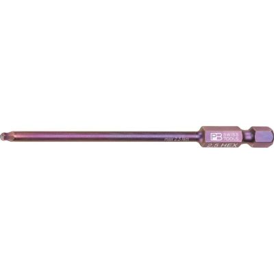 PB SWISS TOOLS  E6L.212/2.5　ボールポイントビットロング　 2.5mm 六角