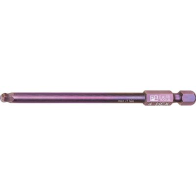 PB SWISS TOOLS  E6L.212/4 　ボールポイントビットロング　 4mm 六角