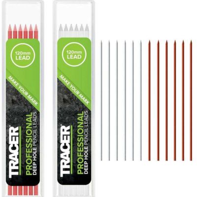 TRACER ディープホールシャープペンシル 替え芯12本パック(レッド、ホワイト) ALP2