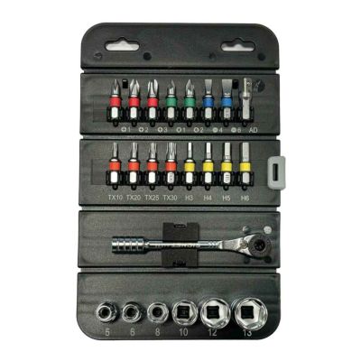 SIGNET　ロールチョイスコンパクトツール 23PC 1/4SQソケット&ビットセット 27002