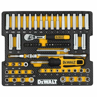 DEWALT 66PC 1/4DR メカニックツールセット DWMT45437